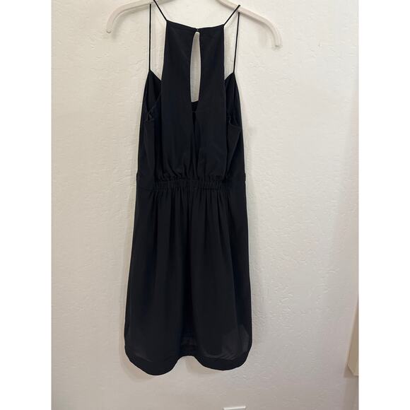 Madewell Black Silk Dress Size 6 - Picture 5 of 11